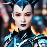 22mm Sweety Naruto Inferno Eclipse Scleral Contacts